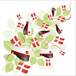 Lyxiga Studentservetter Röd