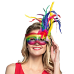Maskerad Ögonmask Regnbåge