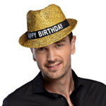 Happy Birthday Fedora Guld