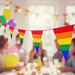 Pride Vimpelgirlang Regnbåge