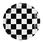 Racing Rutiga Papptallrikar