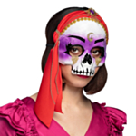 Day Of The Dead Spåkvinna Halvmask