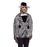 Zebra Poncho Maskeraddräkt