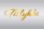 Girlang Tillykke Guld