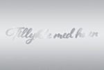 Girlang Tillykke Med Huen Silver