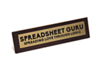 Kontor Titelskylt - Spreadsheet Guru