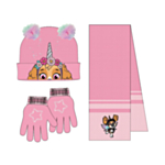 Paw Patrol® Mössa, Vantar & Halsduk Ljusrosa