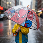 Spiderman® Paraply Transparent