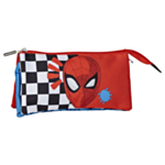 Spiderman® 3-Fack Rutigt Pennfodral