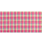 Rutig Linneduk Fuchsia