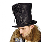 Steampunk Hög Hatt Svart