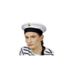 Sjömansmössa Vit