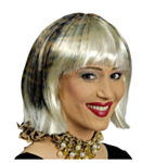 Leopard Peruk Kort Blond