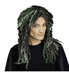 Dreadlocks Peruk Svart/Grön