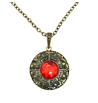 Vampyr Halsband Röd Juvel