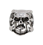 Dödskalle Ring Silver