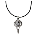 Plague Doctor Halsband Silver