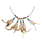 Indianfjäder Halsband