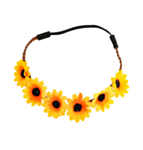 Hårband Sommarblommor Gul
