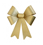 Glitterrosett Guld