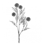 Konstgjord Allium Gren Silver