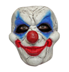 Vintage Horror Clown Latexmask Blå
