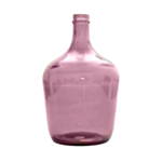 Flaskformad Glasvas Rosa