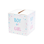 Bor Or Girl Gender Reveal Låda