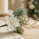 Julbukett Med Vit Julstjärna