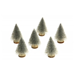 Mini Glittergranar Silver
