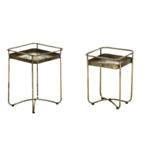 Vintage Metallbord Guld