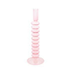 Tourbillon Glas Ljusstake Rosa