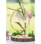 Rattan Ägg Dekoration Natur