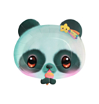 Bangoberry® Panda Papperstallrikar