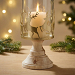 Ren Glas Ljusstake Guld