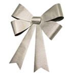 Stor Rosett Silver