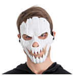 Skelettmask Vit