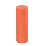 Räfflat Blockljus Orange