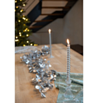 Spiral Stearinljus Silver