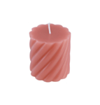 Spiral Blockljus Flamingo Rosa