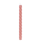Spiral Stearinljus Flamingo Rosa