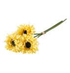 Konstgjord Gerbera Bukett Gul