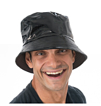 Vinyl Bucket Hat Svart