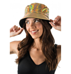 Iriserande Bucket Hat Guld