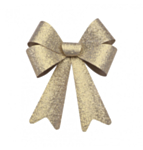 Glitterrosett Guld