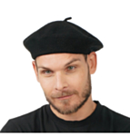 Fransk Basker Svart