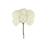 Konstgjorda Mini Hortensia Blommor Elfenbensvit