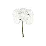 Konstgjorda Mini Hortensia Blommor Vit
