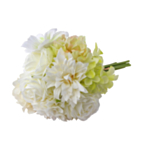 Konstgjord Dahlia Bukett Vit