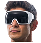 Futuristiska Space Glasögon Vit